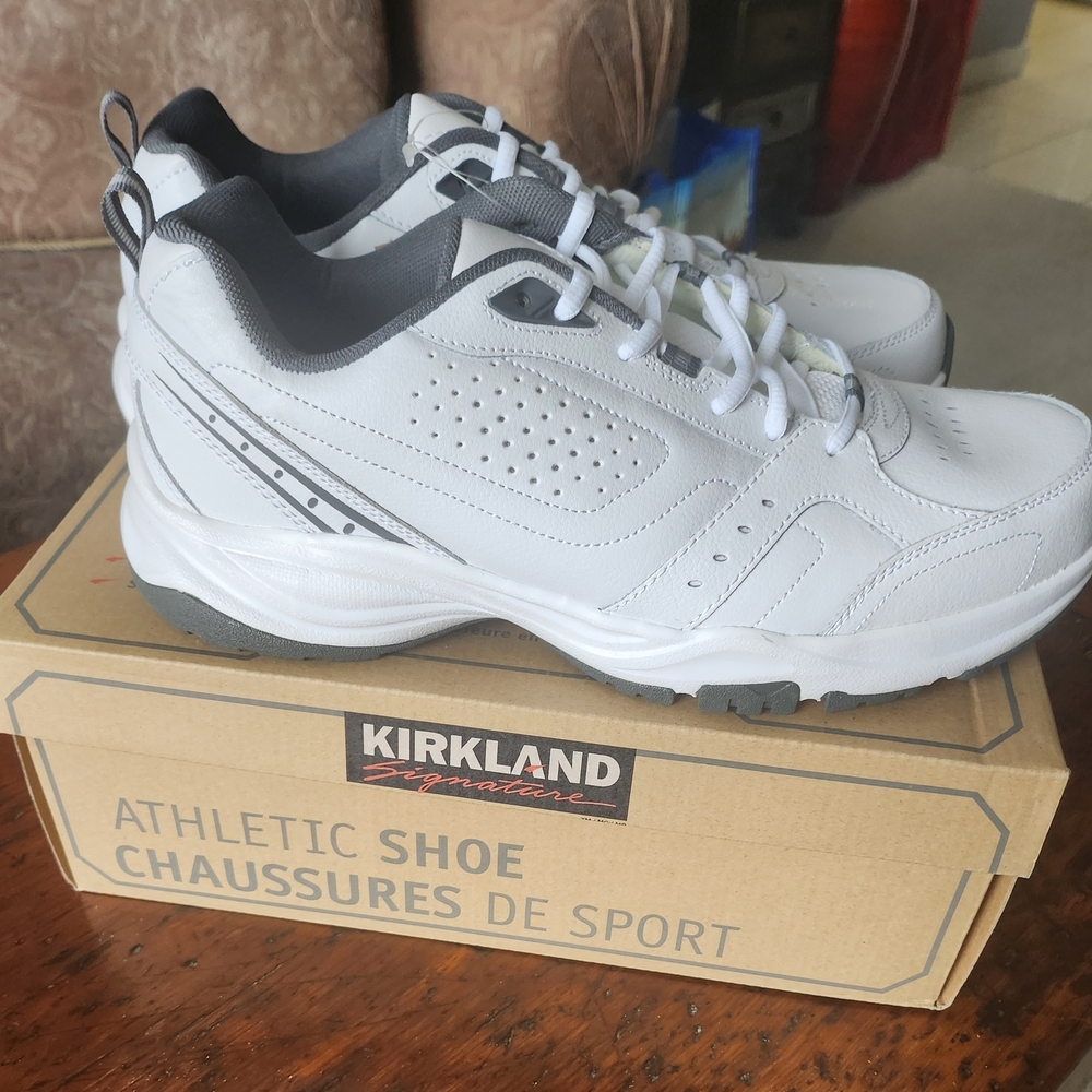 Kirkland Signature Men's White and Black Athletic Shoes NWT